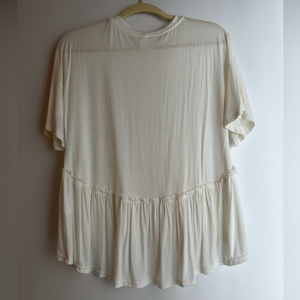White Ruffled Shirt - Picture 3 of 3